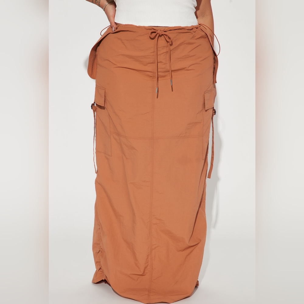 Cargo Long Maxi Skirt
